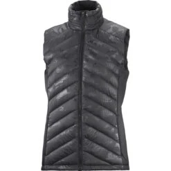 SALOMON TRANSITION DOWN VEST W BLACK/HE 22