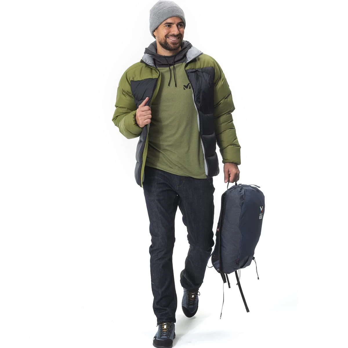 MILLET ABRASION BELAY JKT M BLACK/FERN 22 2 MILLET ABRASION BELAY JKT M BLACK/FERN 22 – Image 2