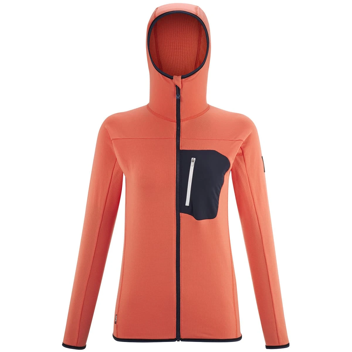 MILLET TRILOGY LIGHTGRID HOODIE W CORAL CHROME 23 1 MILLET TRILOGY LIGHTGRID HOODIE W CORAL CHROME 23