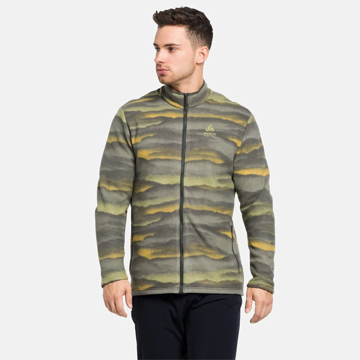 ODLO ROY GRAPHIC MIDLAYER FULL ZIP DEEP DEPTHS 22 3 ODLO ROY GRAPHIC MIDLAYER FULL ZIP DEEP DEPTHS 22 – Image 3