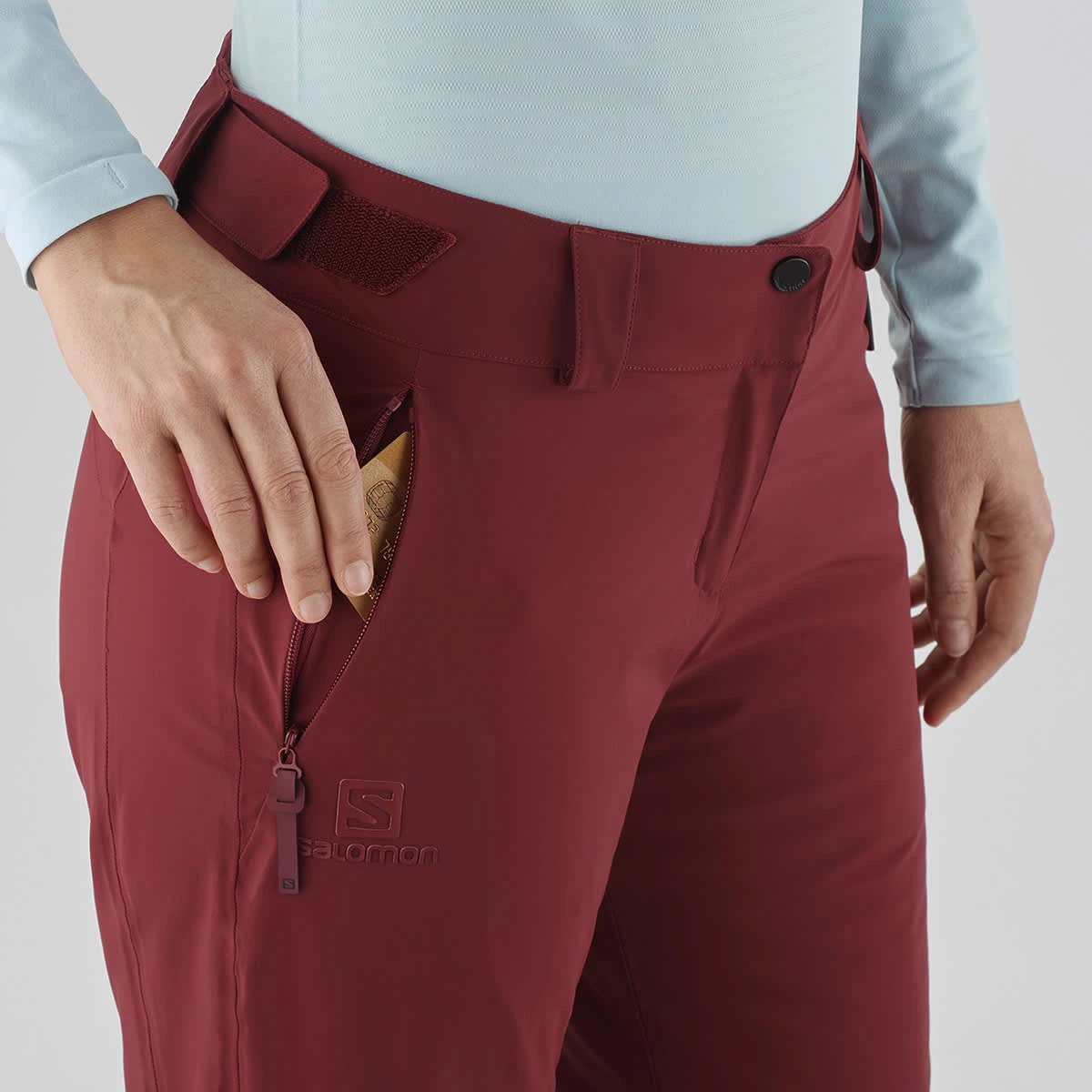 SALOMON THE BRILLIANT PANT W POMEGRANATE 22 6 SALOMON THE BRILLIANT PANT W POMEGRANATE 22 – Image 6