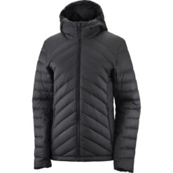 SALOMON TRANSITION DOWN HOODIE W BLACK 22