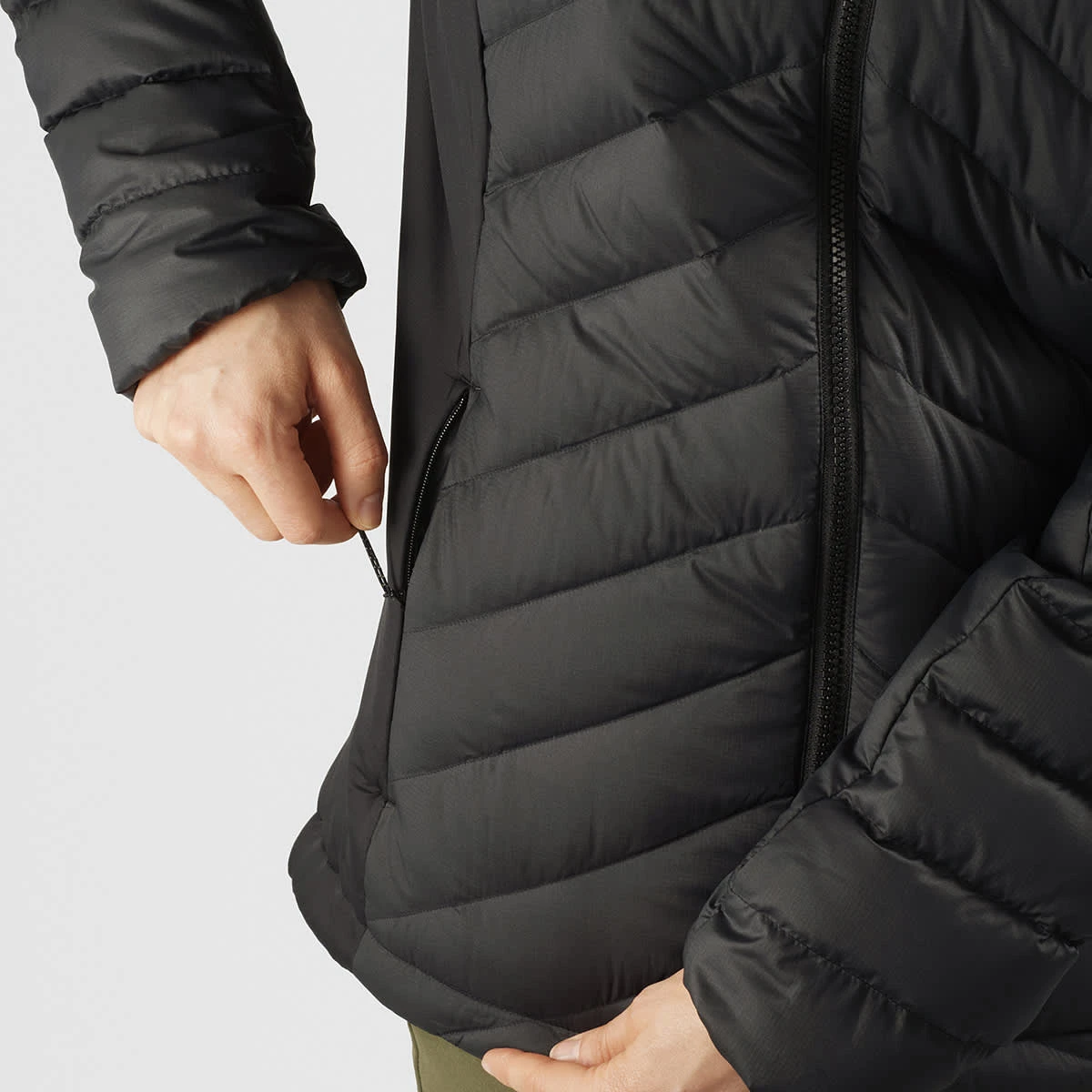 SALOMON TRANSITION DOWN HOODIE W BLACK 22 3 SALOMON TRANSITION DOWN HOODIE W BLACK 22 – Image 3