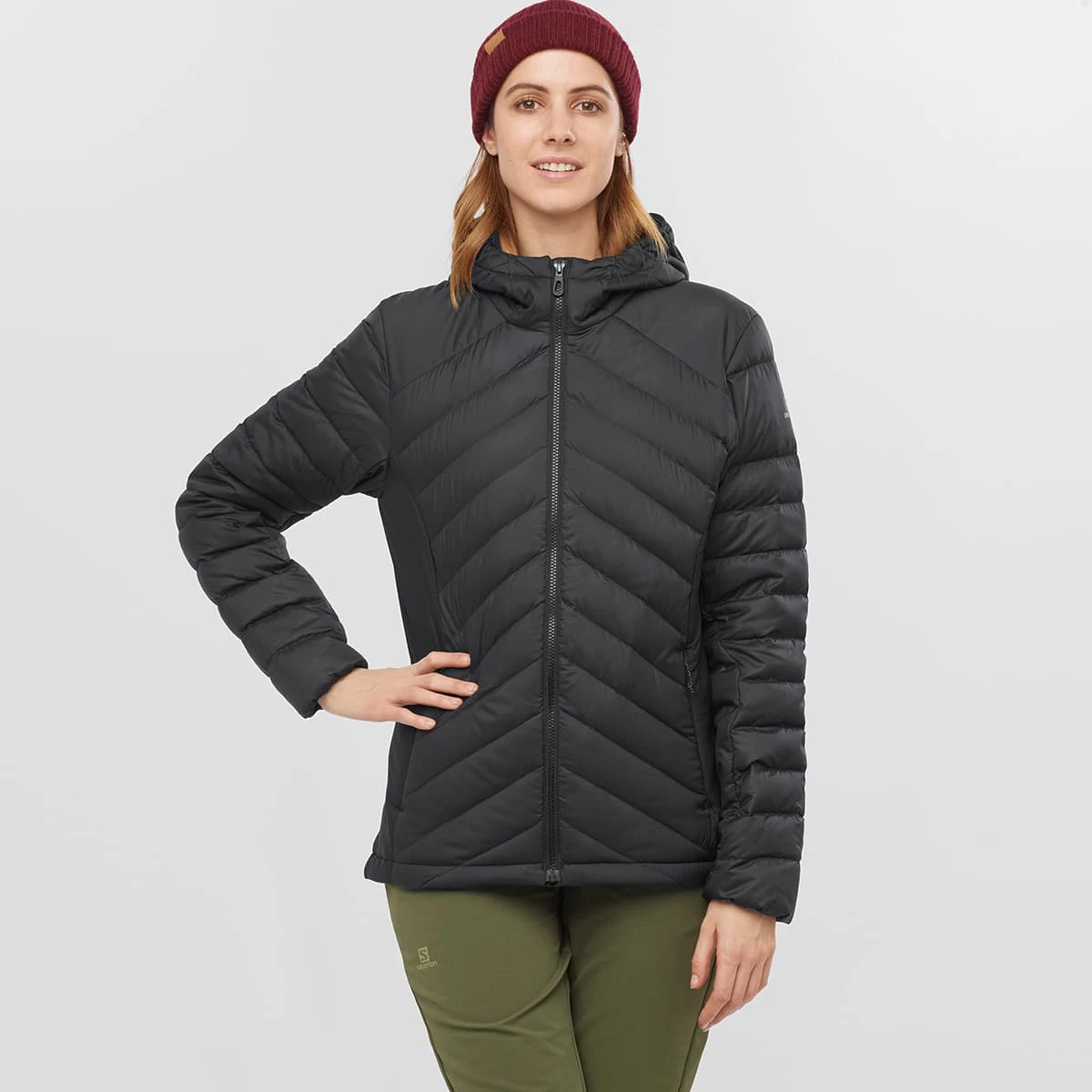 SALOMON TRANSITION DOWN HOODIE W BLACK 22 4 SALOMON TRANSITION DOWN HOODIE W BLACK 22 – Image 4