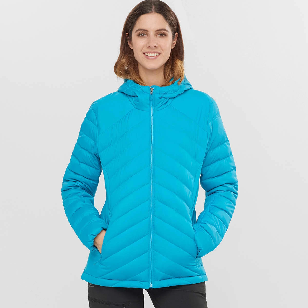 SALOMON TRANSITION DOWN HOODIE W BARRIER REEF 22 7 SALOMON TRANSITION DOWN HOODIE W BARRIER REEF 22 – Image 7