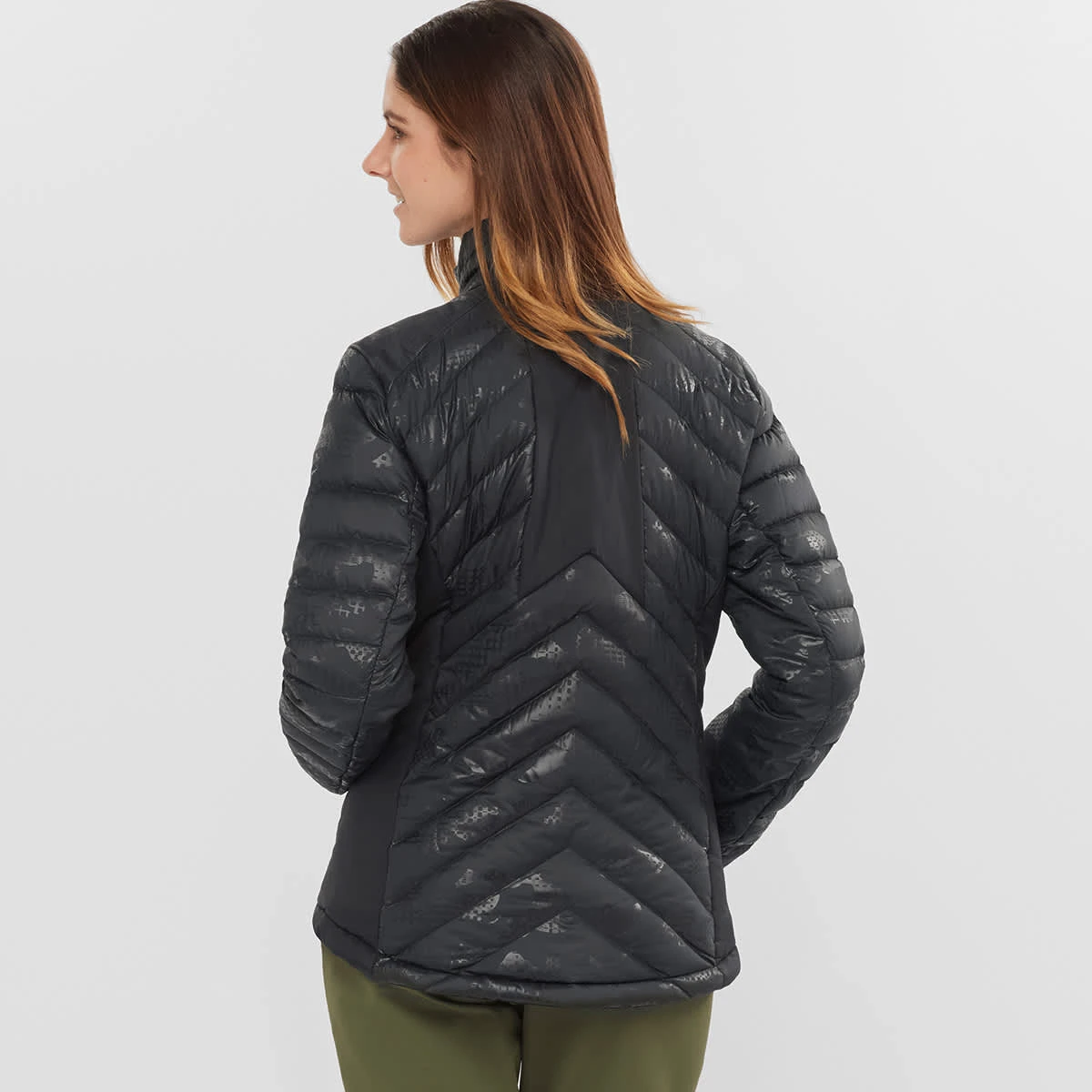 SALOMON TRANSITION DOWN JKT W BLACK/HE 22 9 SALOMON TRANSITION DOWN JKT W BLACK/HE 22 – Image 9