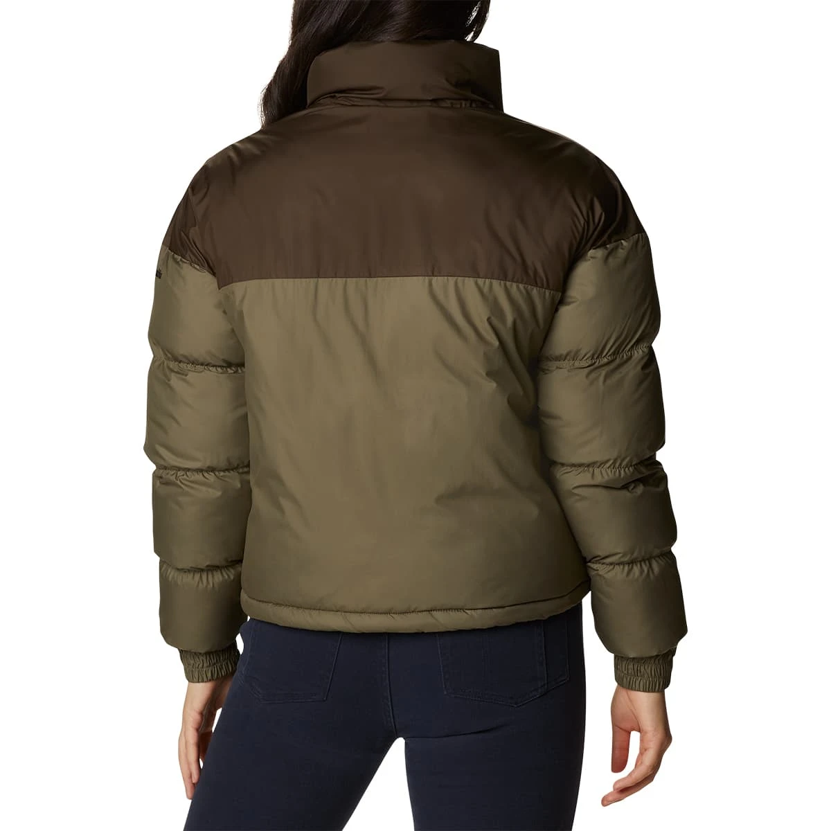 COLUMBIA PIKE LAKE CROPPED JACKET W STONE GREEN/MALBEC/OLIVE GREEN 22 2 COLUMBIA PIKE LAKE CROPPED JACKET W STONE GREEN/MALBEC/OLIVE GREEN 22 – Image 2