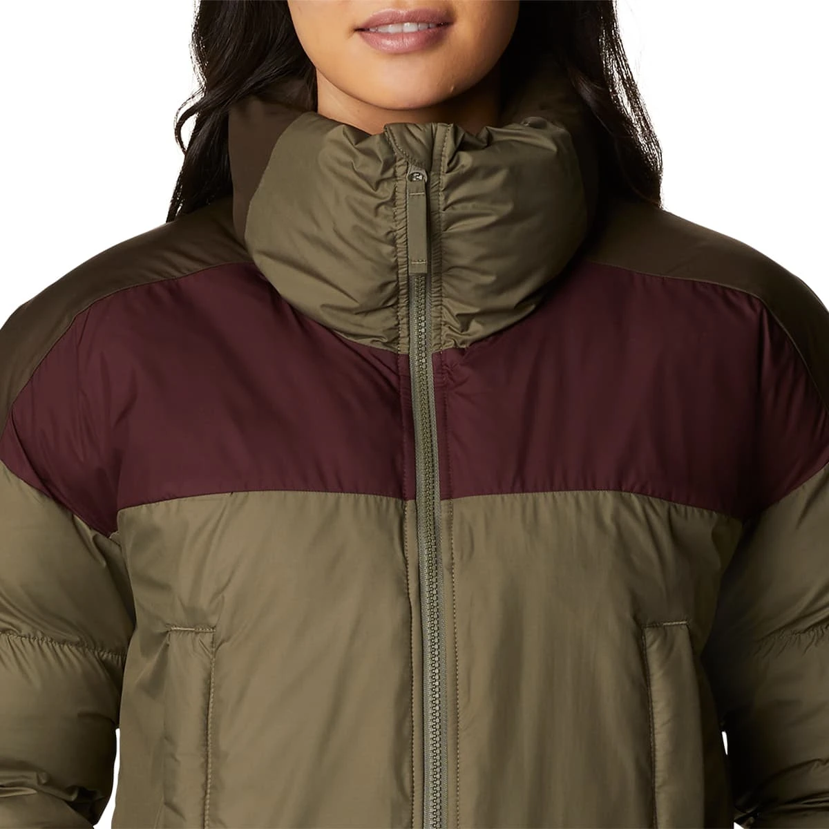 COLUMBIA PIKE LAKE CROPPED JACKET W STONE GREEN/MALBEC/OLIVE GREEN 22 6 COLUMBIA PIKE LAKE CROPPED JACKET W STONE GREEN/MALBEC/OLIVE GREEN 22 – Image 6