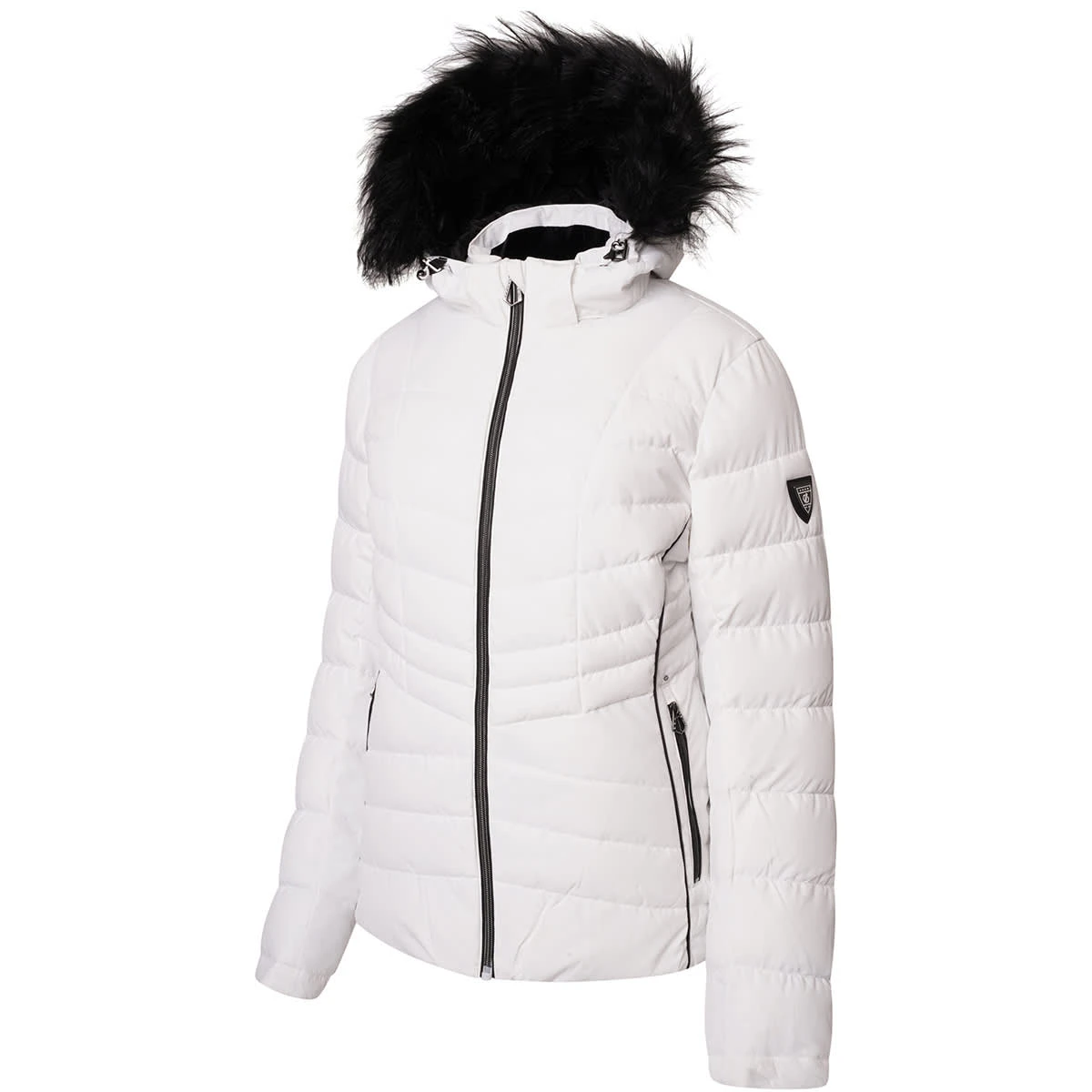 DARE 2B GLAMORIZE II JKT WHITE/BLKFUR 22 2 DARE 2B GLAMORIZE II JKT WHITE/BLKFUR 22 – Image 2