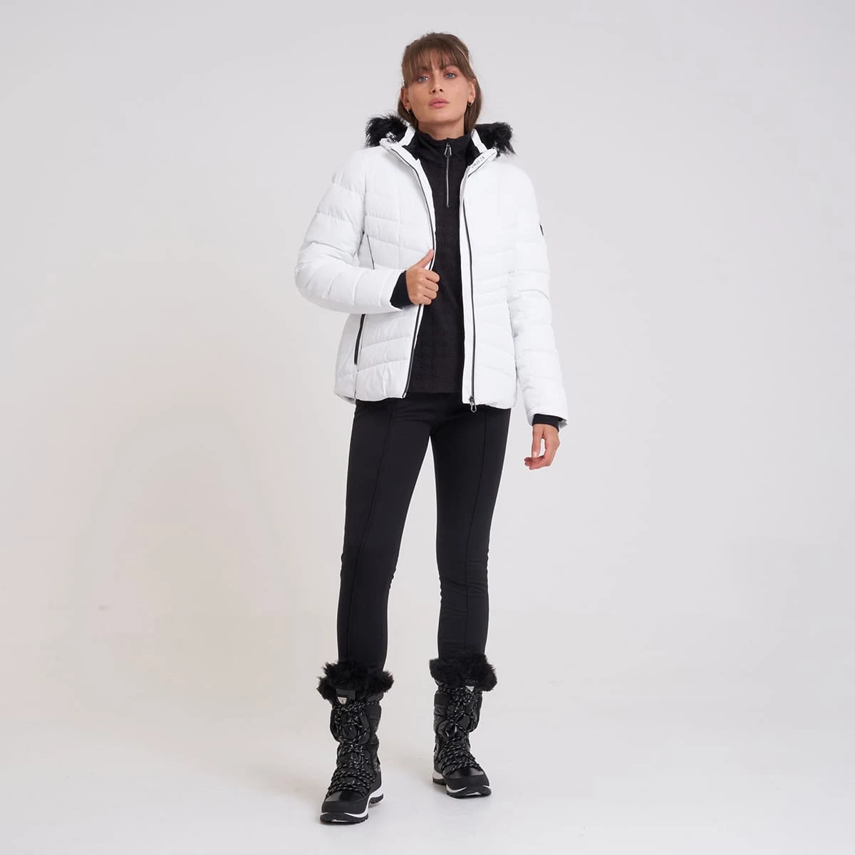 DARE 2B GLAMORIZE II JKT WHITE/BLKFUR 22 9 DARE 2B GLAMORIZE II JKT WHITE/BLKFUR 22 – Image 9