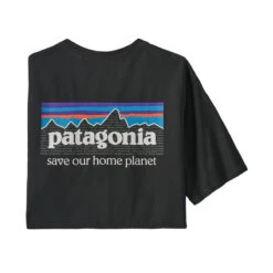 PATAGONIA M'S P-6 MISSION ORGANIC T-SHIRT INK BLACK 23