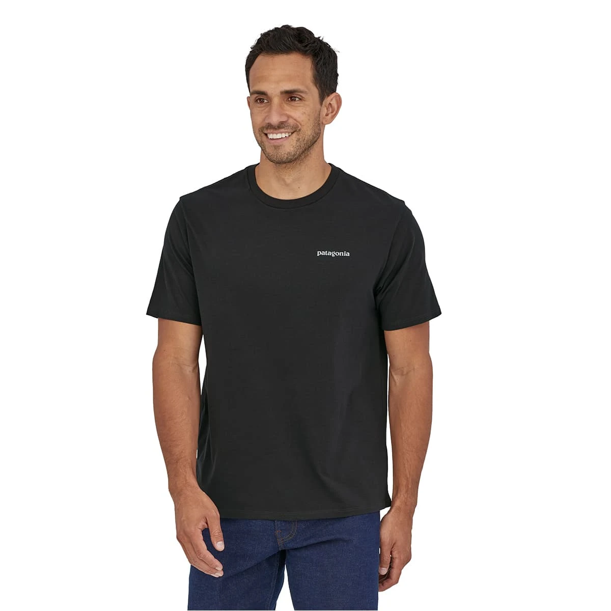 PATAGONIA M'S P-6 MISSION ORGANIC T-SHIRT INK BLACK 23 2 PATAGONIA M'S P-6 MISSION ORGANIC T-SHIRT INK BLACK 23 – Image 2