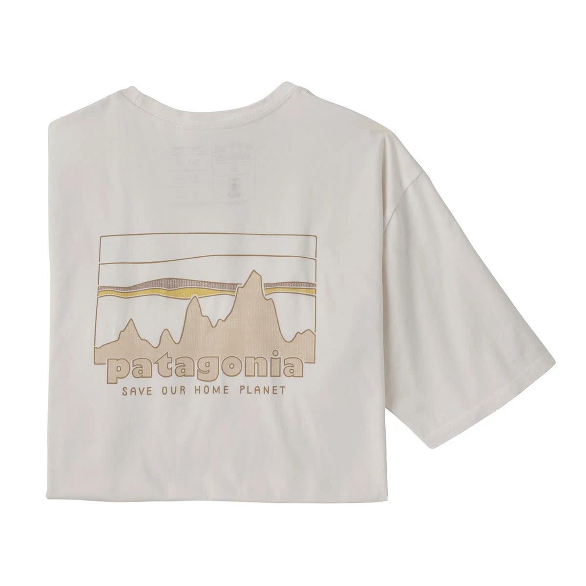 PATAGONIA M'S '73 SKYLINE ORGANIC T-SHIRT BIRCH WHITE 23 1 PATAGONIA M'S '73 SKYLINE ORGANIC T-SHIRT BIRCH WHITE 23