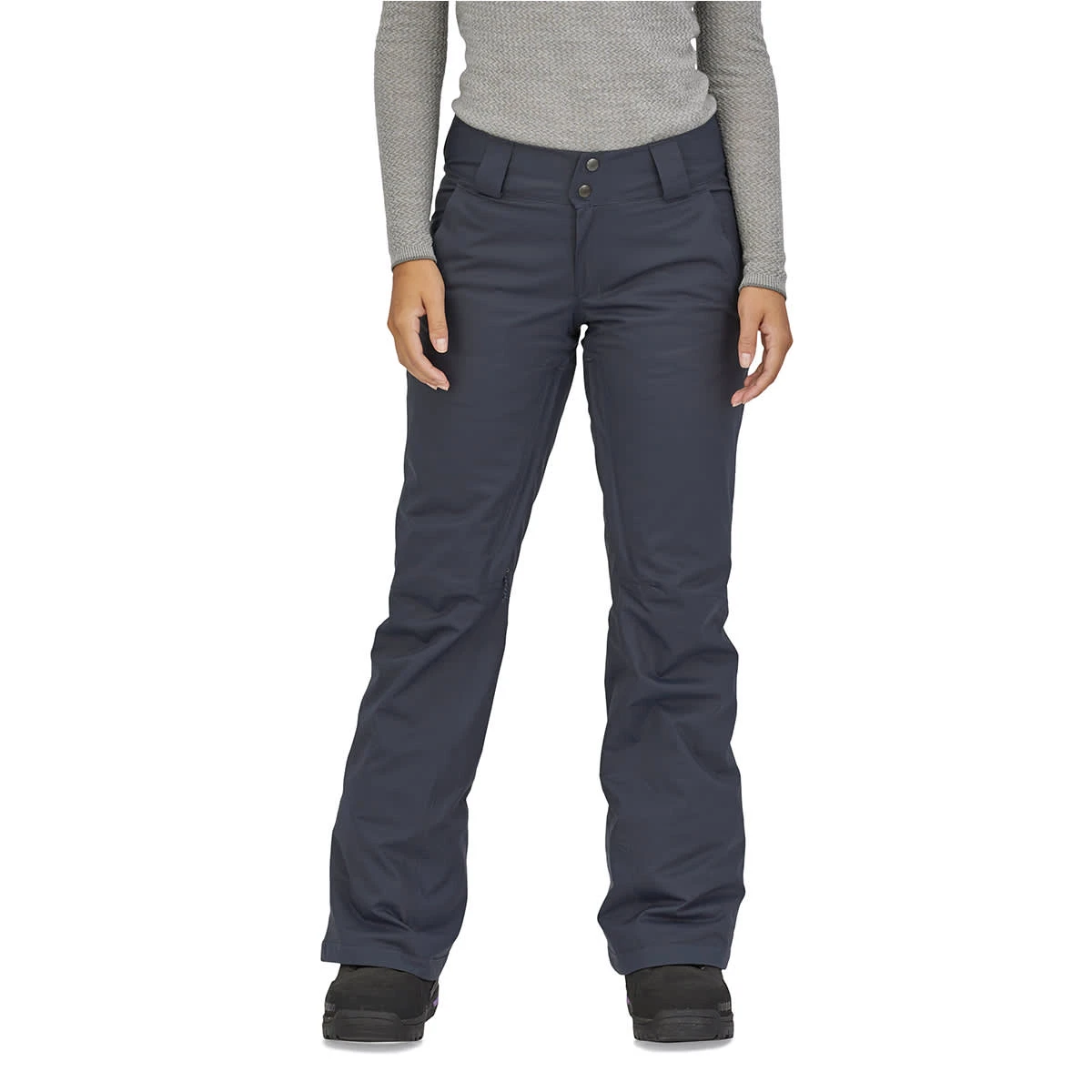 PATAGONIA W'S INSULATED SNOWBELLE PANTS REG SMOLDER BLUE 22 2 PATAGONIA W'S INSULATED SNOWBELLE PANTS REG SMOLDER BLUE 22 – Image 2