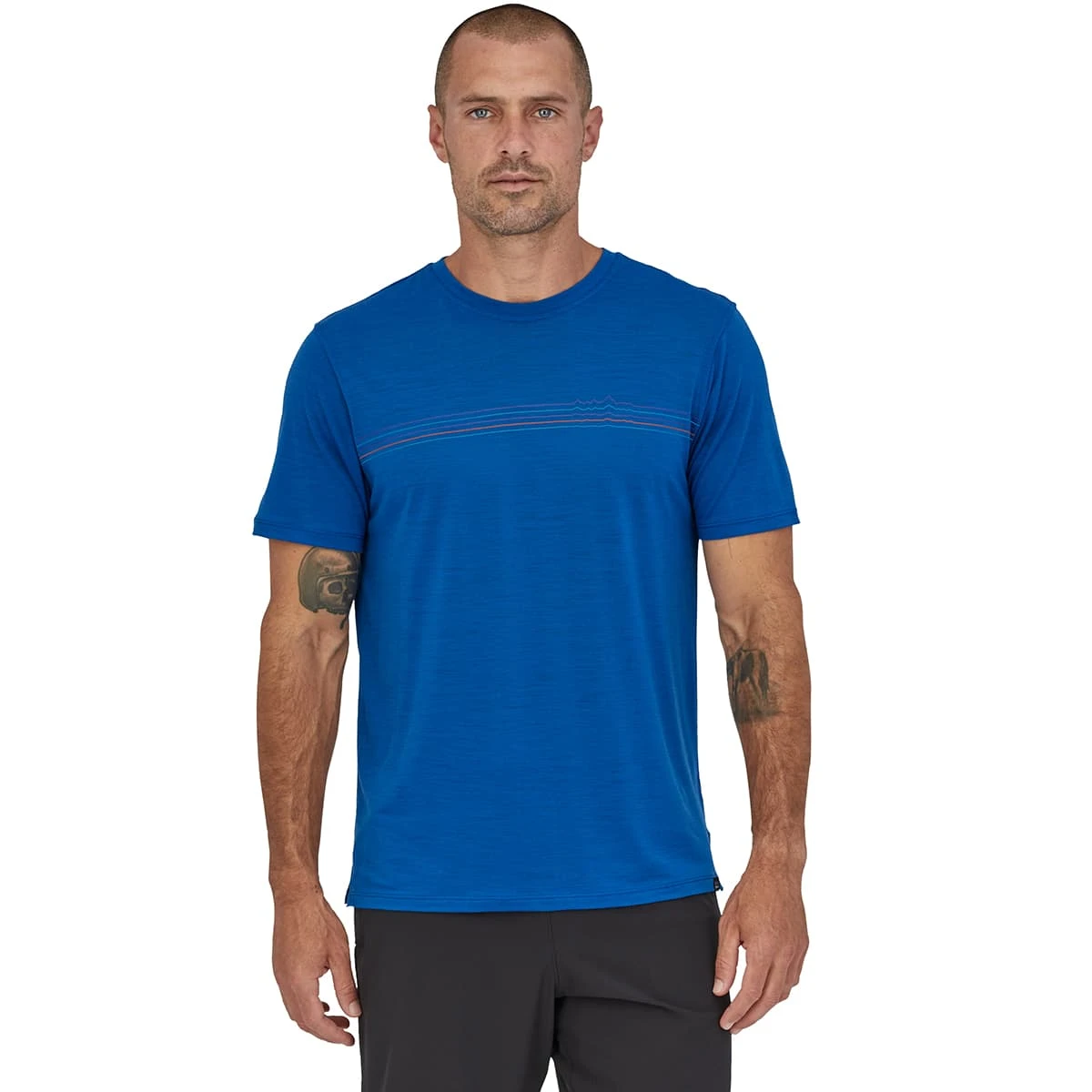 PATAGONIA M'S CAP COOL MERINO GRAPHIC SHIRT FITZ ROY FADER: ALPINE BLUE 22 2 PATAGONIA M'S CAP COOL MERINO GRAPHIC SHIRT FITZ ROY FADER: ALPINE BLUE 22 – Image 2