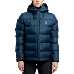 Haglöfs HAGLOFS BIELD DOWN HOOD WOMEN TARN BLUE 22 8 Haglöfs HAGLOFS BIELD DOWN HOOD WOMEN TARN BLUE 22 -Vêtements De Ski Boutique 9 105918 bield down hood women tarn blue 604685 3n5 03