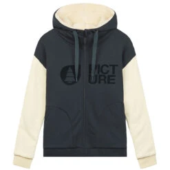 PICTURE BASEMENT PLUSH ZIP HOODIE W DARK BLUE 23