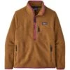 PATAGONIA W'S RETRO PILE P/O MARSUPIAL NEST BROWN W/AMARANTH PINK 23