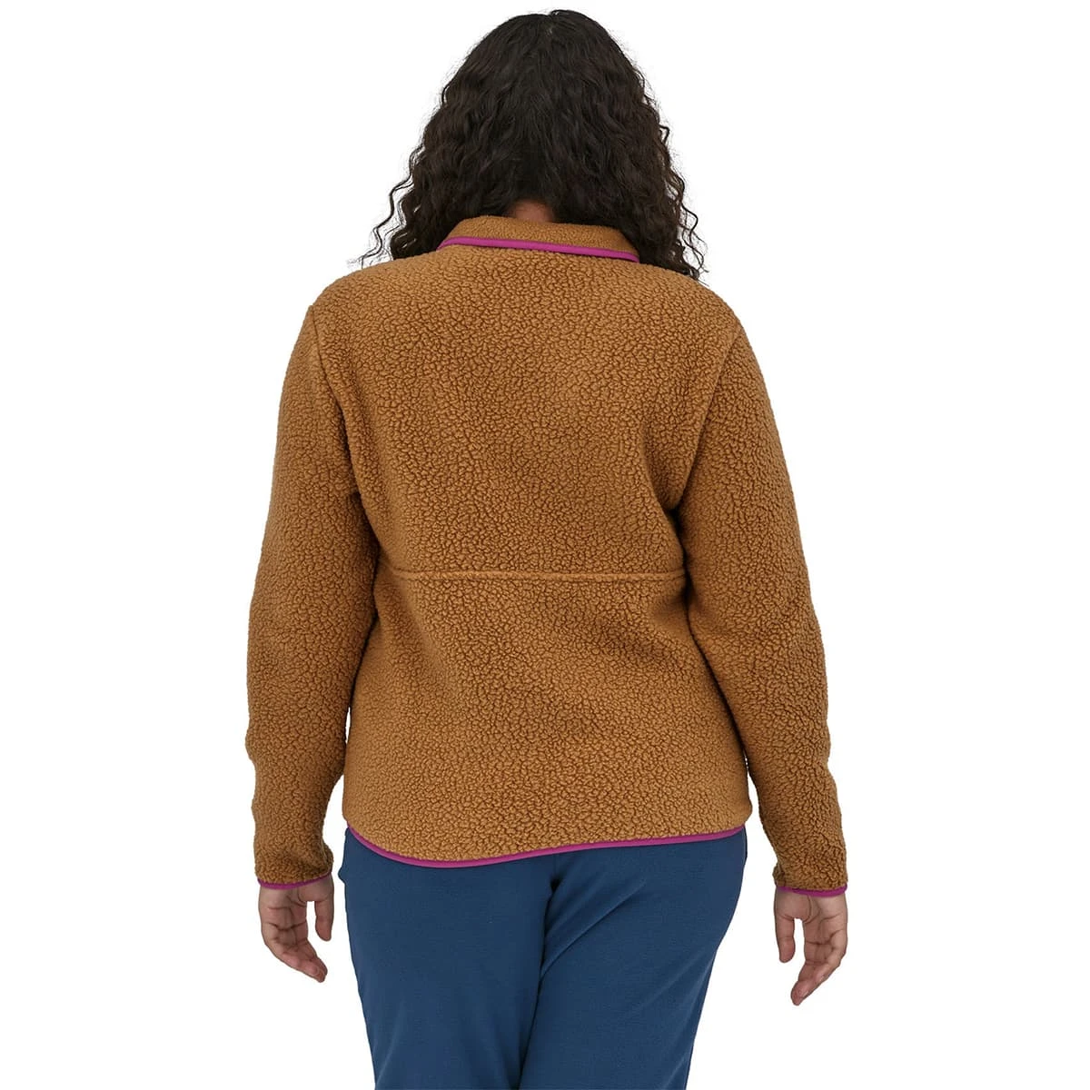 PATAGONIA W'S RETRO PILE P/O MARSUPIAL NEST BROWN W/AMARANTH PINK 23 3 PATAGONIA W'S RETRO PILE P/O MARSUPIAL NEST BROWN W/AMARANTH PINK 23 – Image 3