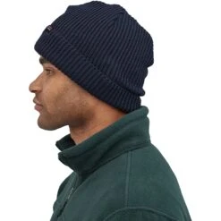 PATAGONIA FISHERMANS ROLLED BEANIE NAVY BLUE 23 6 PATAGONIA FISHERMANS ROLLED BEANIE NAVY BLUE 23 -Vêtements De Ski Boutique 9 110644 fishermans rolled beanie navy blue 29105 nvyb 03