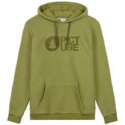 PICTURE BASEMENT FLOCK HOODIE ARMY GREEN 23