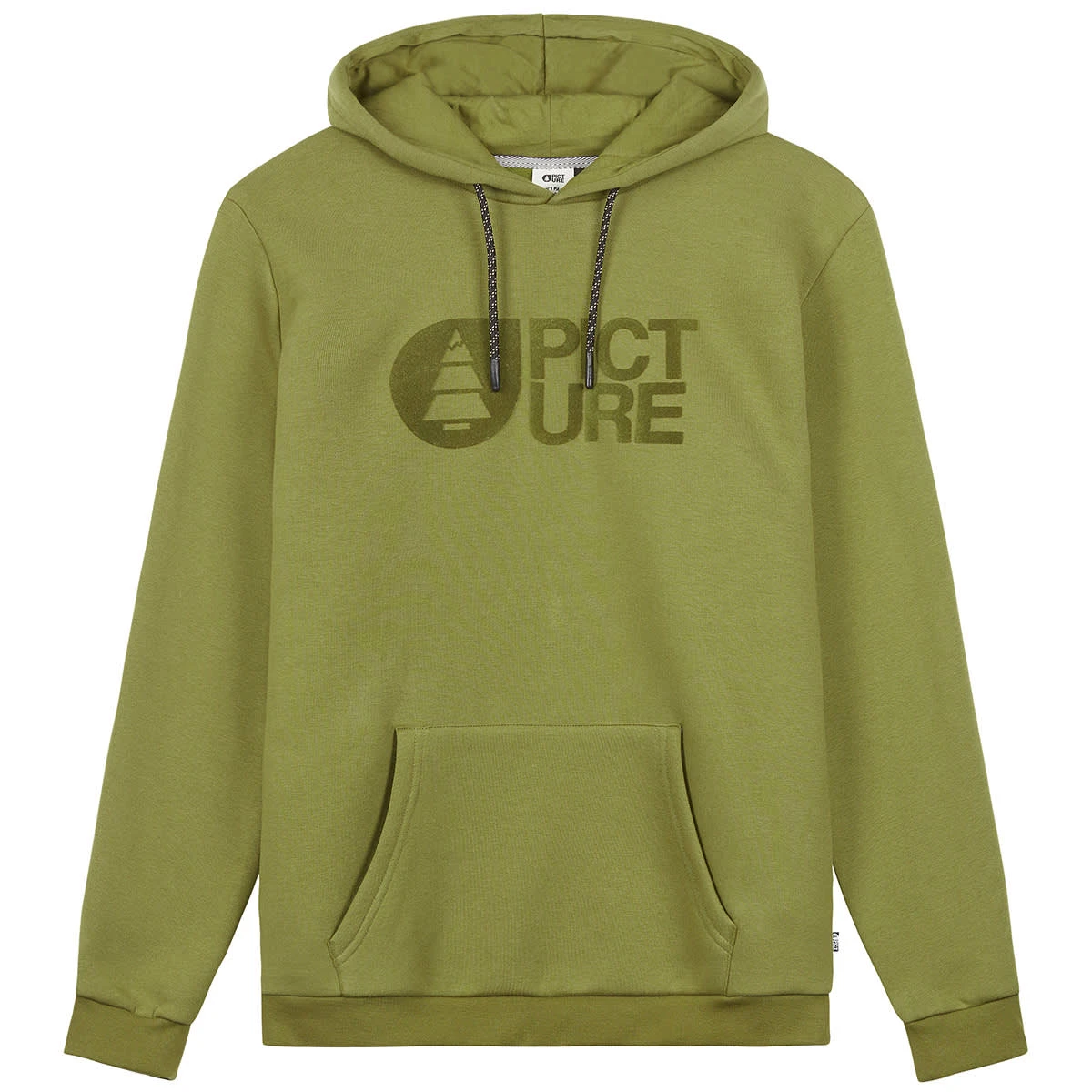 PICTURE BASEMENT FLOCK HOODIE ARMY GREEN 23 1 PICTURE BASEMENT FLOCK HOODIE ARMY GREEN 23