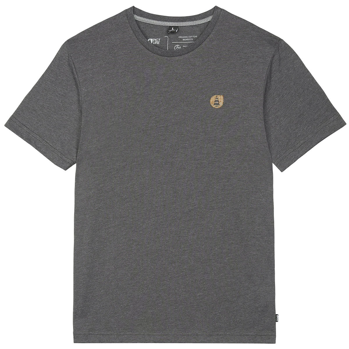 PICTURE LIL CORK TEE DARK GREY MELANGE 23 1 PICTURE LIL CORK TEE DARK GREY MELANGE 23