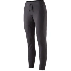 PATAGONIA W'S R1 DAILY BOTTOMS INK BLACK - BLACK X-DYE 23