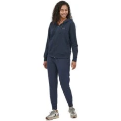 PATAGONIA W'S AHNYA FULLZIP HOODY SMOLDER BLUE 23 7 PATAGONIA W'S AHNYA FULLZIP HOODY SMOLDER BLUE 23 -Vêtements De Ski Boutique 9 110773 w s ahnya fullzip hoody smolder blue 42145 smdb 04