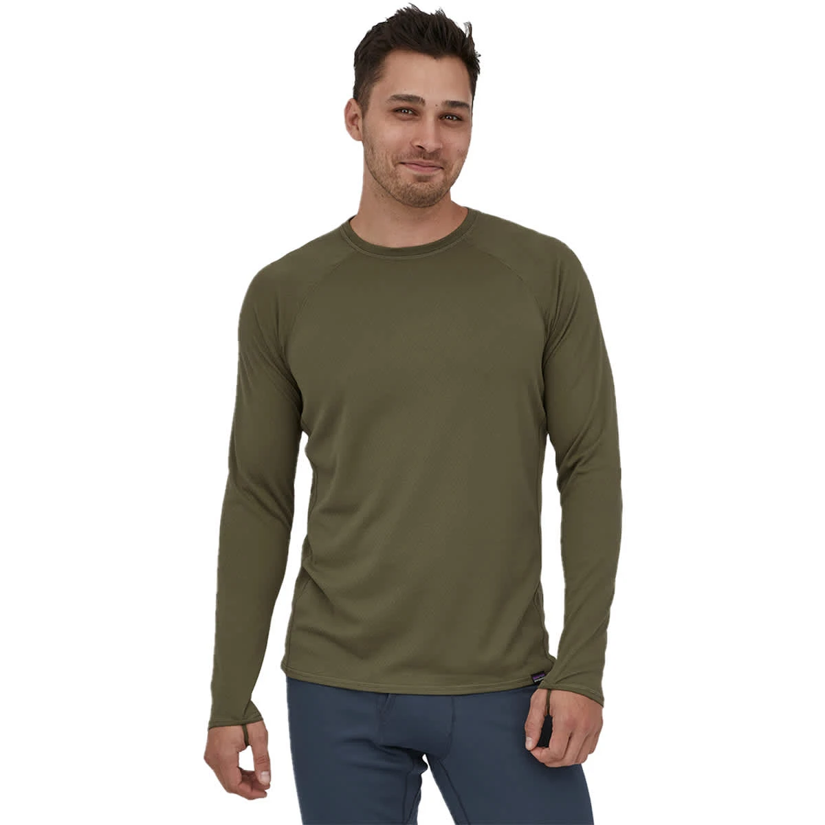 PATAGONIA M'S CAPILENE MIDWEIGHT CREW BASIN GREEN 23 2 PATAGONIA M'S CAPILENE MIDWEIGHT CREW BASIN GREEN 23 – Image 2