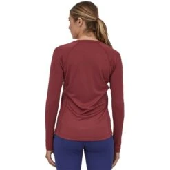 PATAGONIA W'S CAPILENE MIDWEIGHT CREW SEQUOIA RED 23 5 PATAGONIA W'S CAPILENE MIDWEIGHT CREW SEQUOIA RED 23 -Vêtements De Ski Boutique 9 110801 w s capilene midweight crew sequoia red 44437 seqr 03