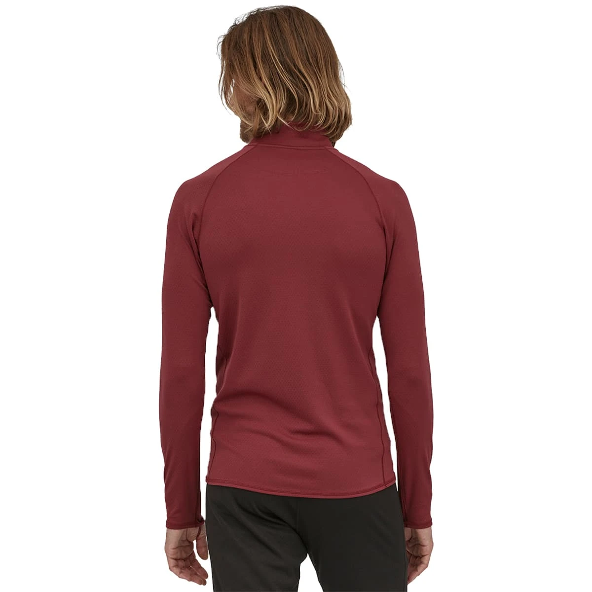 PATAGONIA M'S CAPILENE MIDWEIGHT ZIP NECK SEQUOIA RED 23 3 PATAGONIA M'S CAPILENE MIDWEIGHT ZIP NECK SEQUOIA RED 23 – Image 3