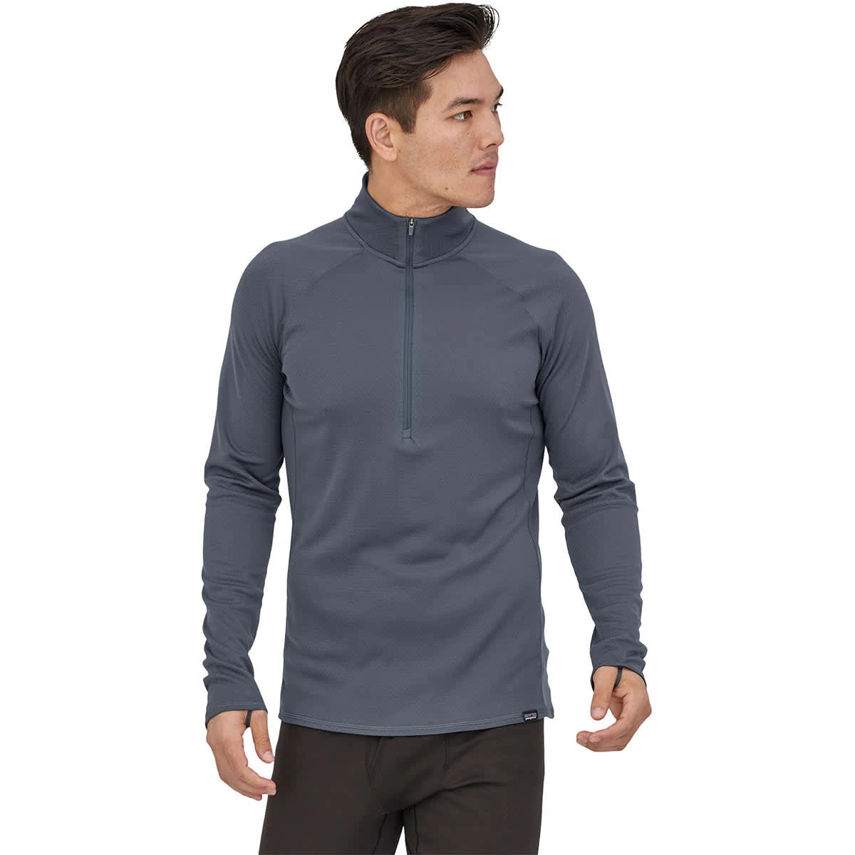 PATAGONIA M'S CAPILENE MIDWEIGHT ZIP NECK SMOLDER BLUE 23 2 PATAGONIA M'S CAPILENE MIDWEIGHT ZIP NECK SMOLDER BLUE 23 – Image 2