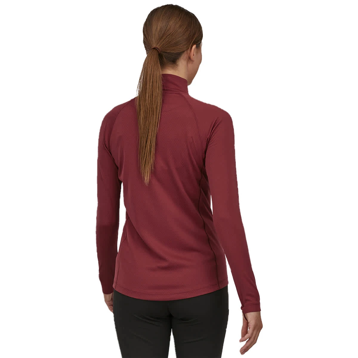 PATAGONIA W'S CAPILENE MIDWEIGHT ZIP NECK SEQUOIA RED 23 3 PATAGONIA W'S CAPILENE MIDWEIGHT ZIP NECK SEQUOIA RED 23 – Image 3