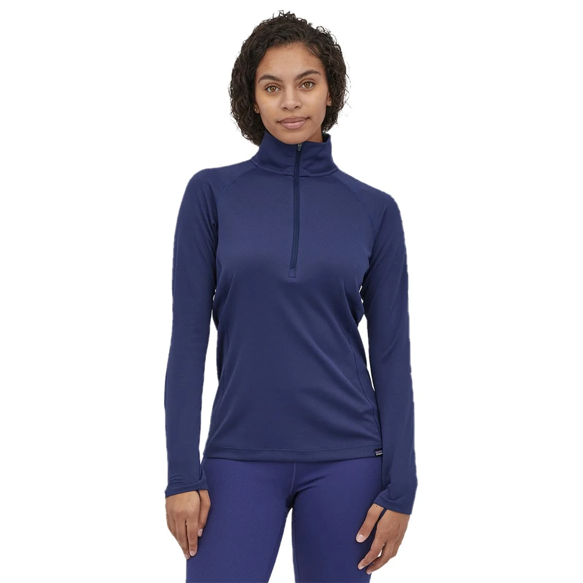 PATAGONIA W'S CAPILENE MIDWEIGHT ZIP NECK SOUND BLUE 23 2 PATAGONIA W'S CAPILENE MIDWEIGHT ZIP NECK SOUND BLUE 23 – Image 2