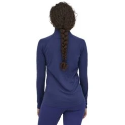 PATAGONIA W'S CAPILENE MIDWEIGHT ZIP NECK SOUND BLUE 23 5 PATAGONIA W'S CAPILENE MIDWEIGHT ZIP NECK SOUND BLUE 23 -Vêtements De Ski Boutique 9 110816 w s capilene midweight zip neck sound blue 44457 sndb 03