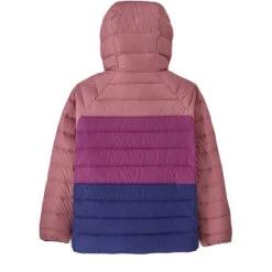 PATAGONIA K'S REVERSIBLE DOWN SWEATER HOODY WANDERING WOODS: INK BLACK 23 -Vêtements De Ski Boutique 9 110880 boys reversible down sweater hoody wandering woods ink black 68640 wabk 03