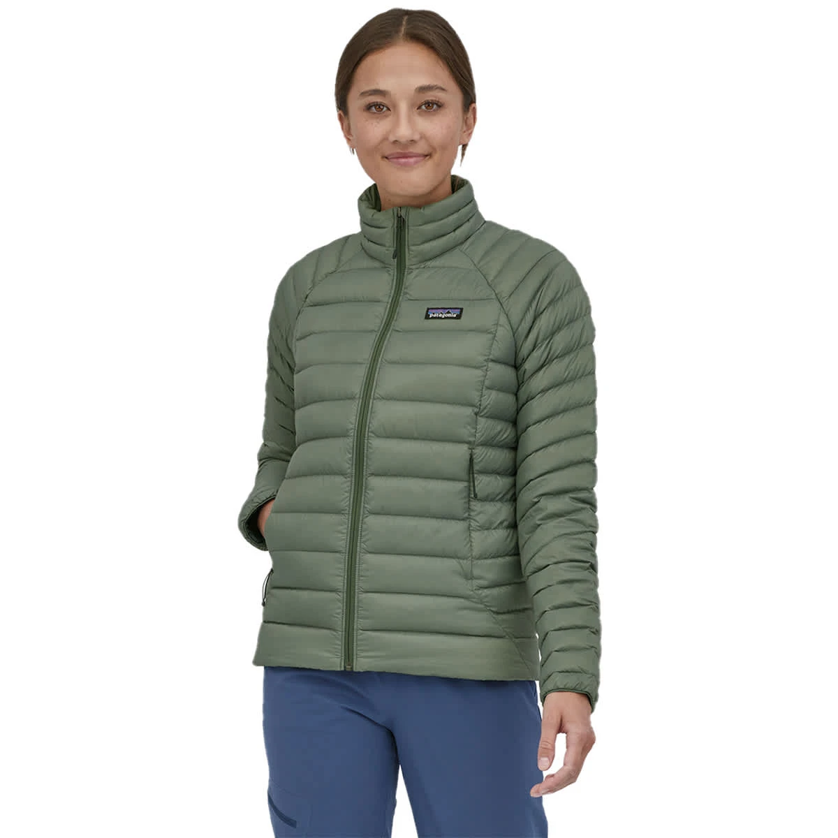 PATAGONIA W'S DOWN SWEATER HEMLOCK GREEN 23 2 PATAGONIA W'S DOWN SWEATER HEMLOCK GREEN 23 – Image 2