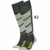HEAD SKI V-SHAPE KNEEH 2 PAIR DARK GREY YELLOW 23