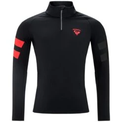 ROSSIGNOL CLASSIQUE HERO 1/2 ZIP BLACK 23