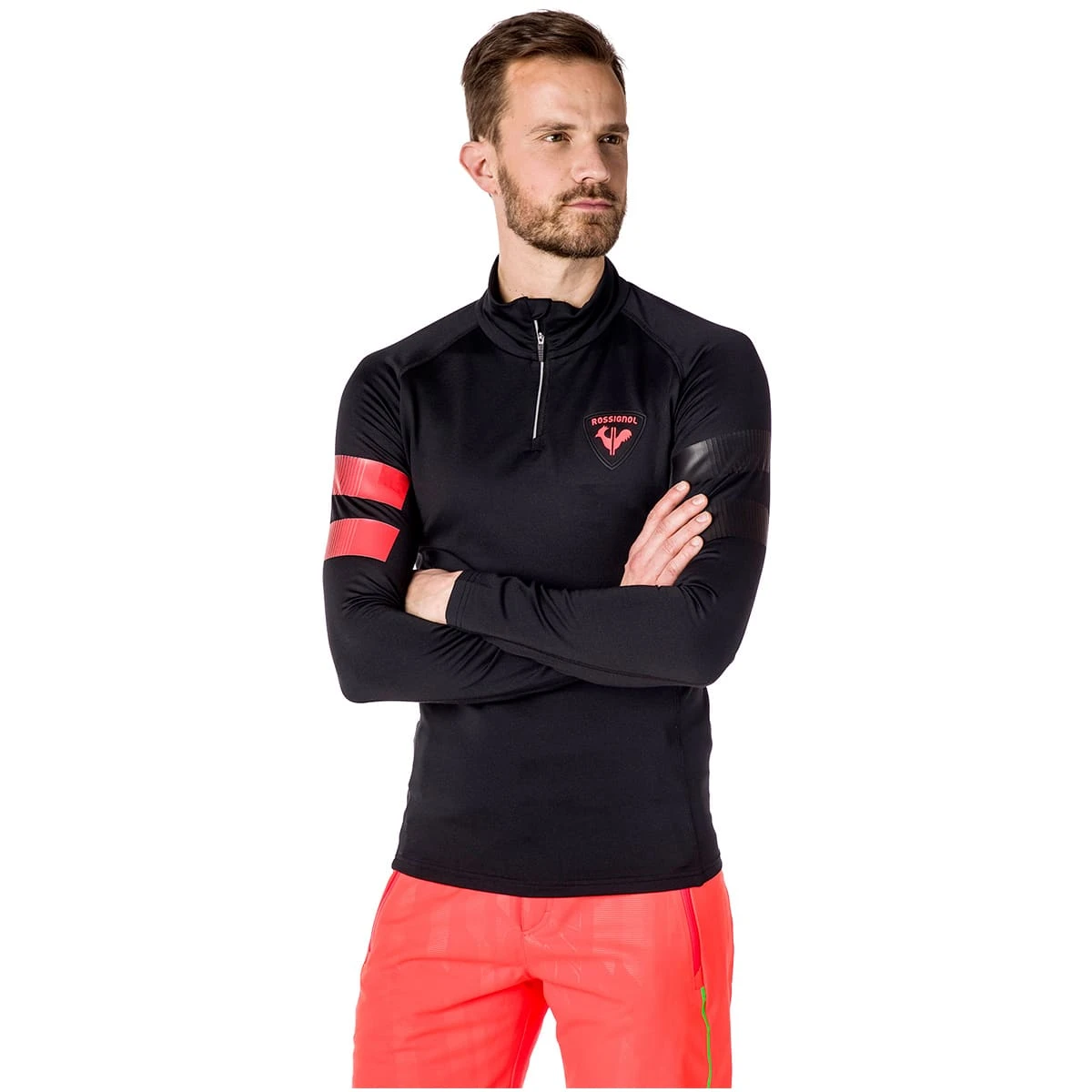 ROSSIGNOL CLASSIQUE HERO 1/2 ZIP BLACK 23 2 ROSSIGNOL CLASSIQUE HERO 1/2 ZIP BLACK 23 – Image 2