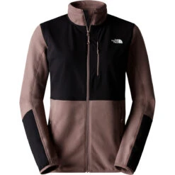 THE NORTH FACE W DIABLO MIDLAYER JKT DEEP TAUPE/TNF BLACK 23