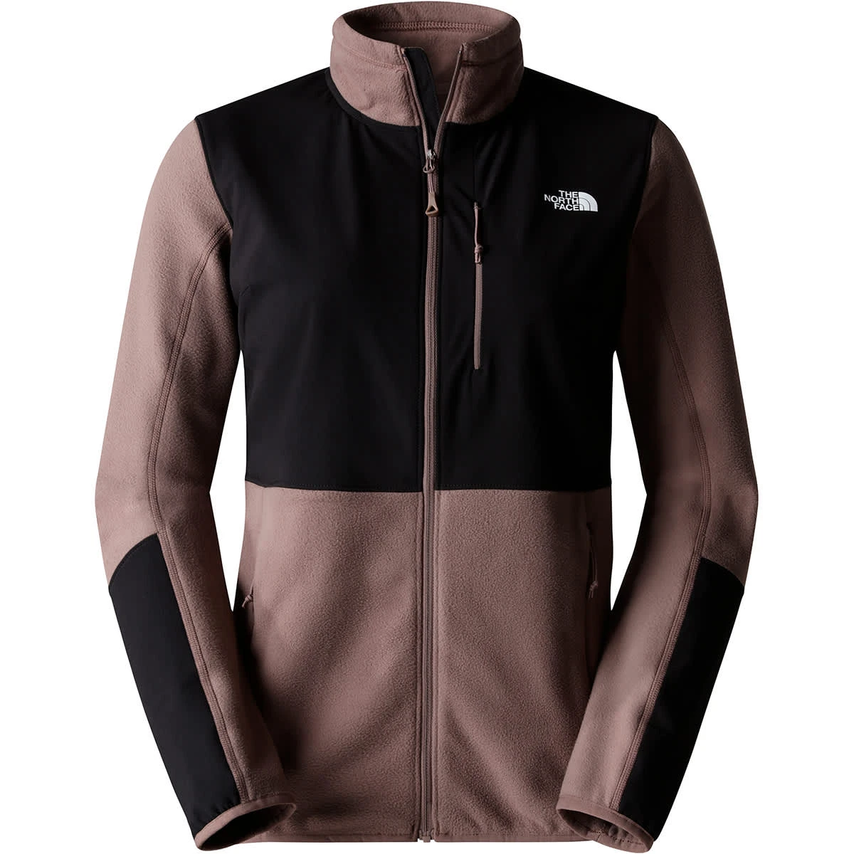 THE NORTH FACE W DIABLO MIDLAYER JKT DEEP TAUPE/TNF BLACK 23 1 THE NORTH FACE W DIABLO MIDLAYER JKT DEEP TAUPE/TNF BLACK 23