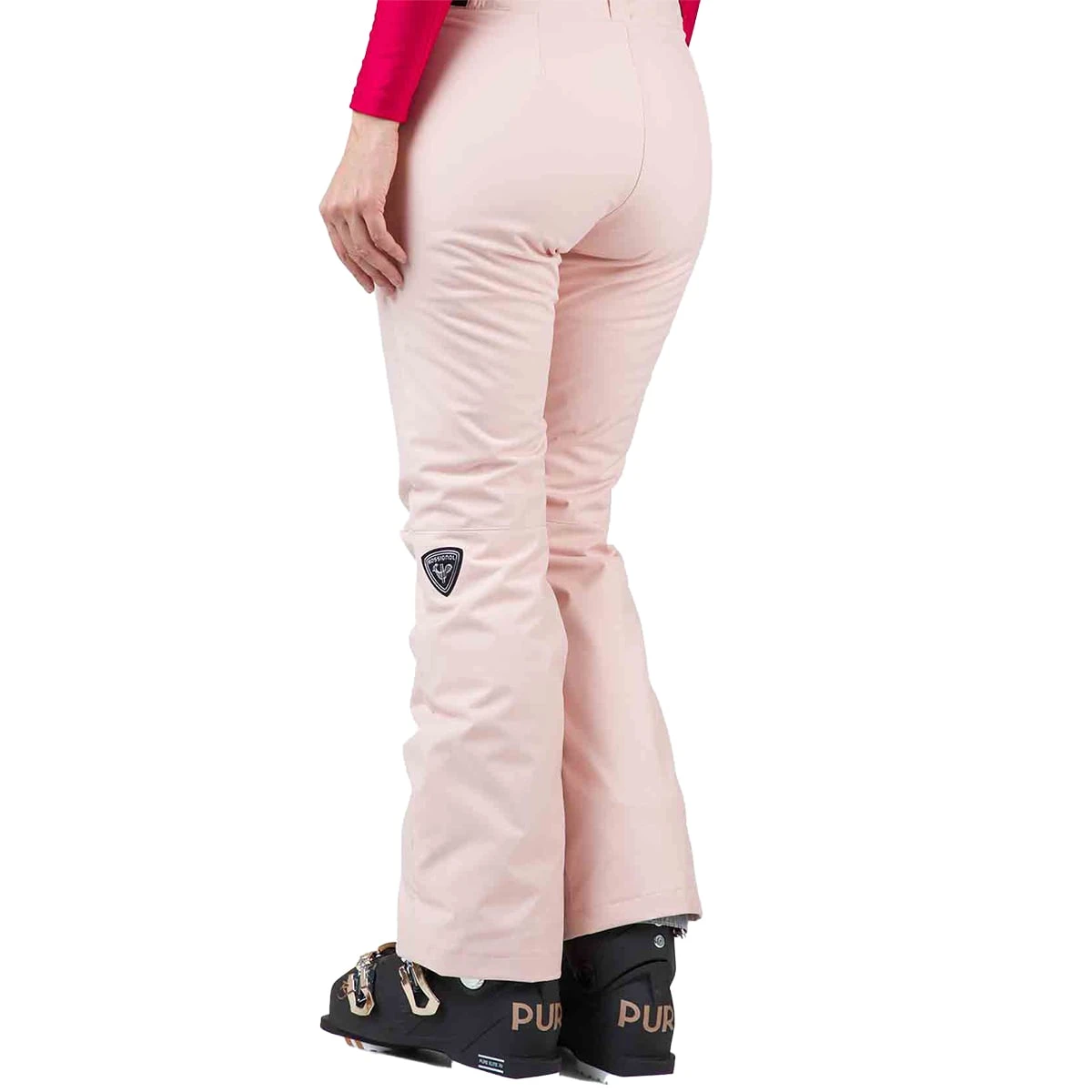 ROSSIGNOL W SKI PANT POWDER PINK 23 2 ROSSIGNOL W SKI PANT POWDER PINK 23 – Image 2