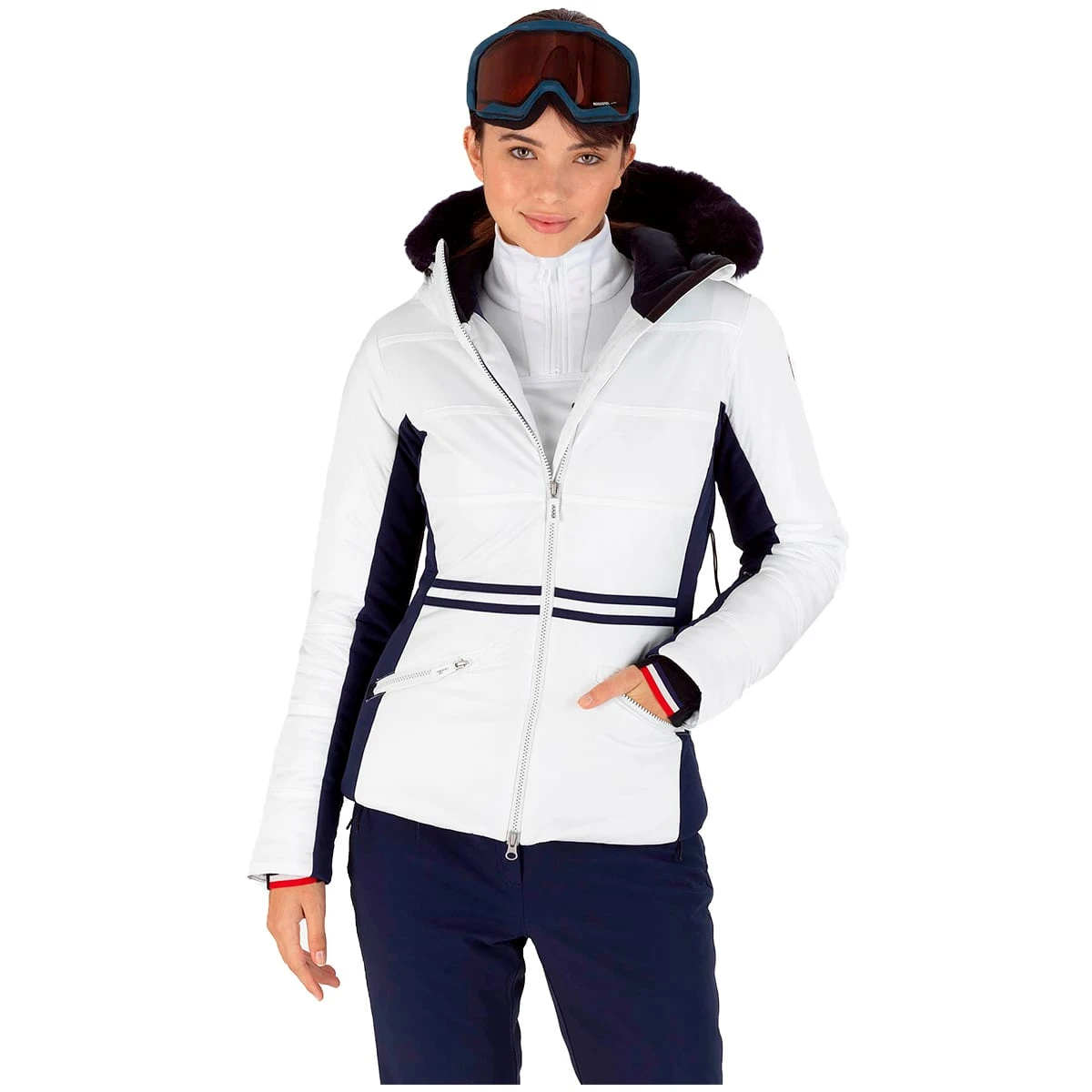 ROSSIGNOL W ROC JKT WHITE 23 1 ROSSIGNOL W ROC JKT WHITE 23