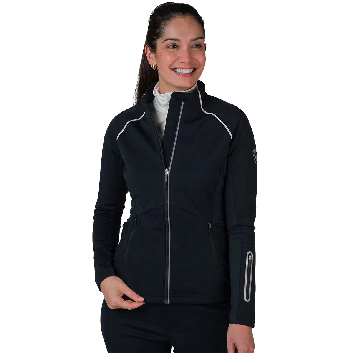 ROSSIGNOL W SOFTSHELL JKT CARBON BLACK 23 1 ROSSIGNOL W SOFTSHELL JKT CARBON BLACK 23
