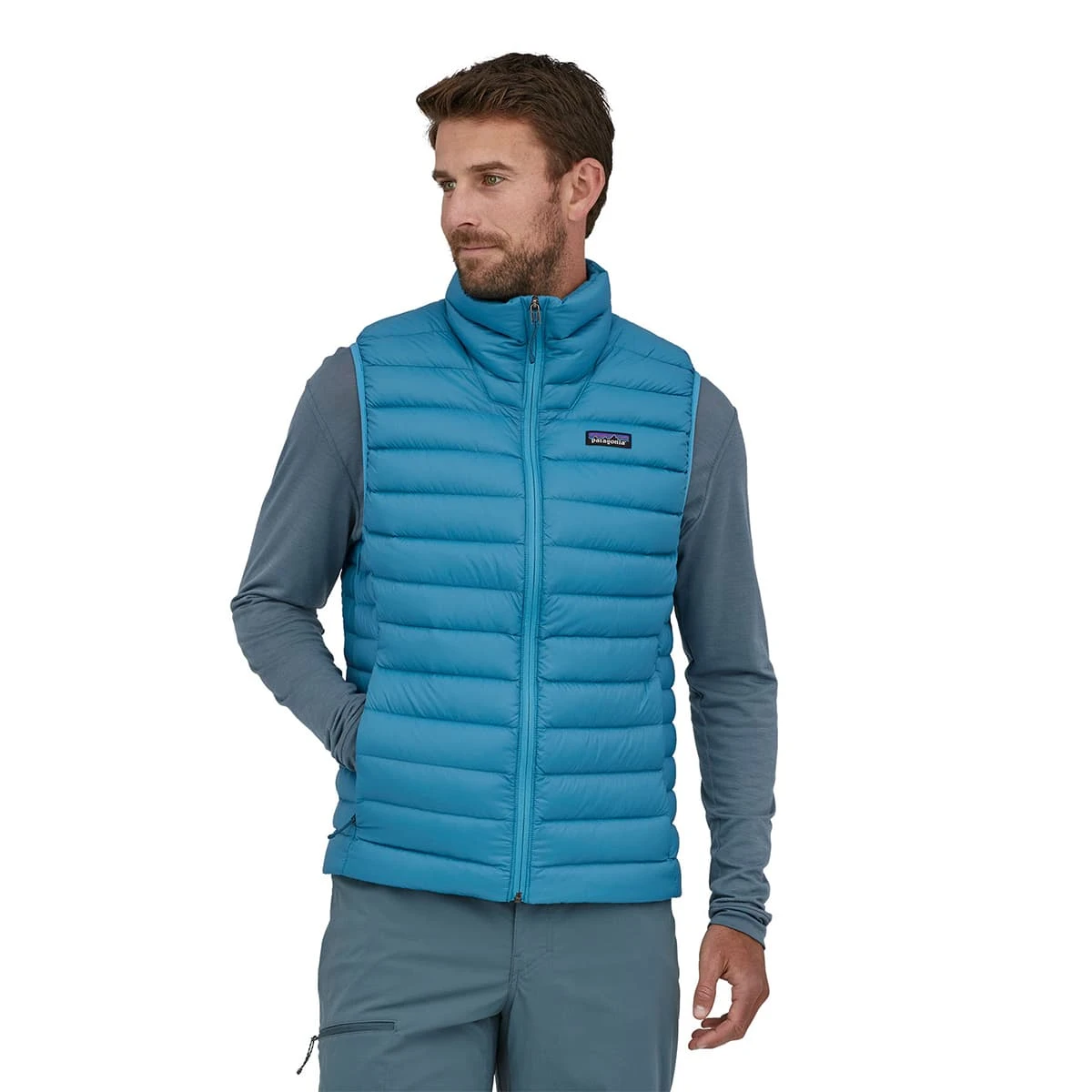 PATAGONIA M'S DOWN SWEATER VEST ANACAPA BLUE 23 4 PATAGONIA M'S DOWN SWEATER VEST ANACAPA BLUE 23 – Image 4