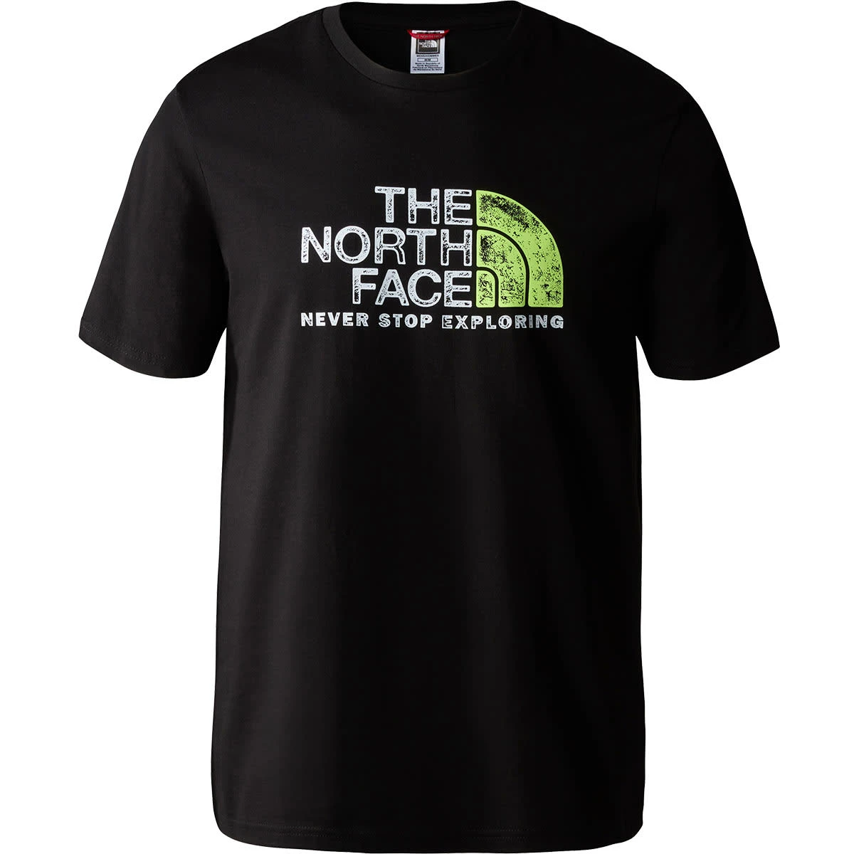 THE NORTH FACE M S/S RUST 2 TEE TNF BLACK/LED YELLOW 23 1 THE NORTH FACE M S/S RUST 2 TEE TNF BLACK/LED YELLOW 23