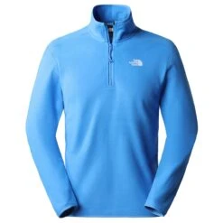 THE NORTH FACE M 100 GLACIER 1/4 ZIP SUPER SONIC BLUE 23