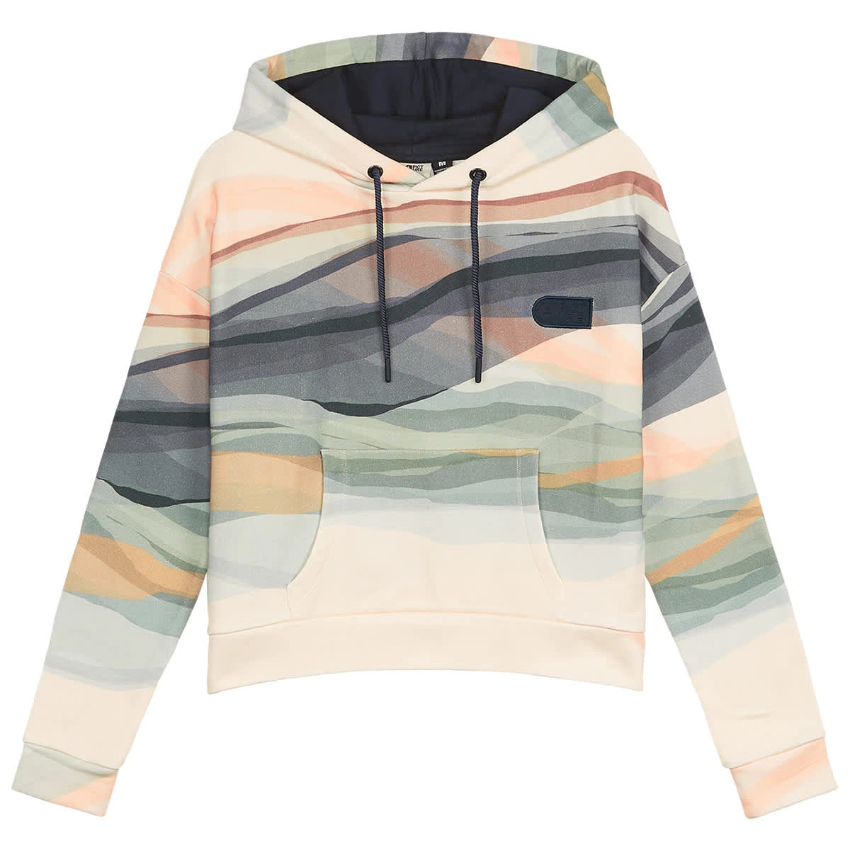 PICTURE NERIS CROP HOODIE W MIRAGE PRINT 23 1 PICTURE NERIS CROP HOODIE W MIRAGE PRINT 23